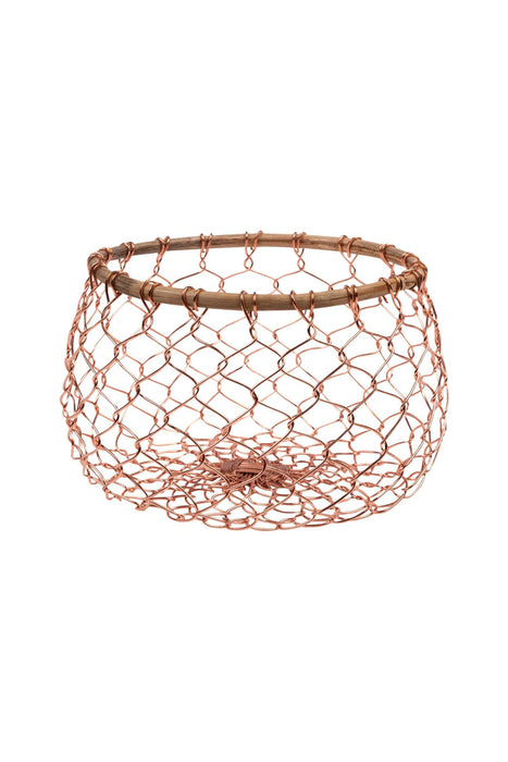Copper & Bamboo Basket (Sm) 1