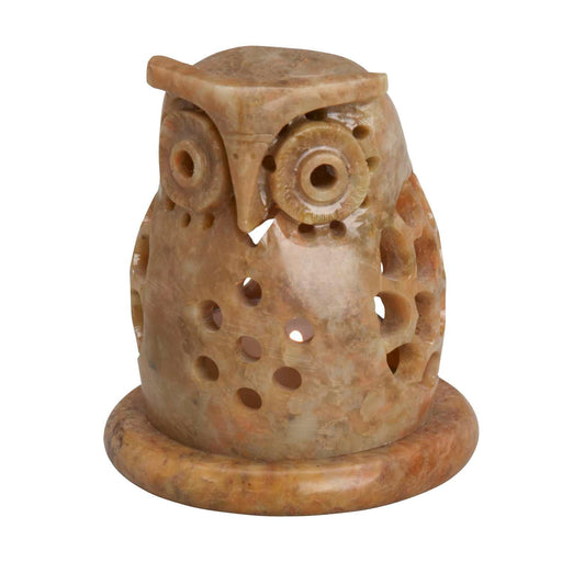 Soapstone Owl Incense Burner