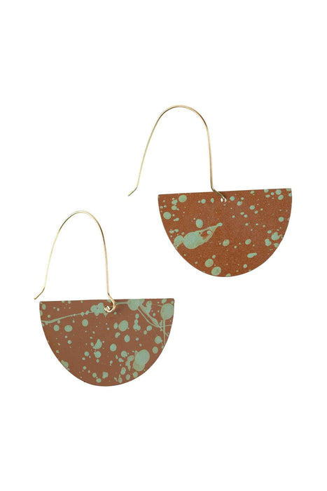 Patina Splatter Earrings 1