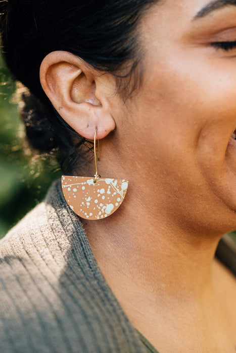 Patina Splatter Earrings 2