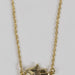 Golden Hamsa Hand Necklace thumbnail 2