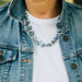Cool Tones Cluster Necklace thumbnail 3
