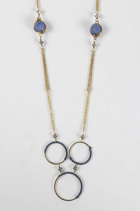 Threaded Circle Necklace 3