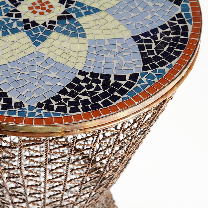 Floral Mosaic Side Table 3