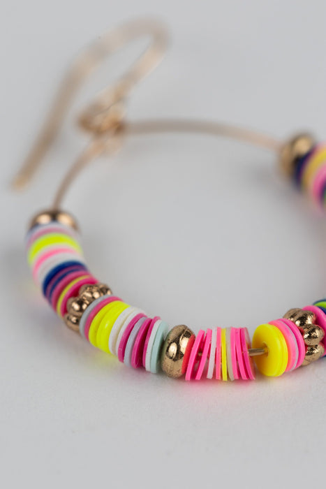 Sequins Hoop Earrings - Multicolored 3