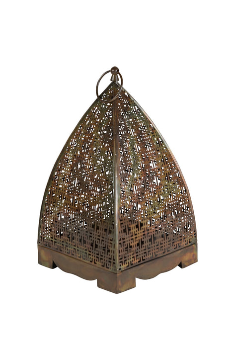 Chatushkosh Antique Copper Lantern - 11" 1