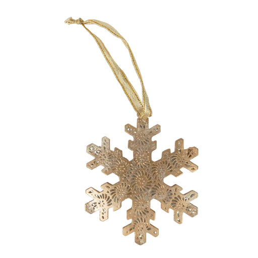 Snowy Day Snowflake Ornament