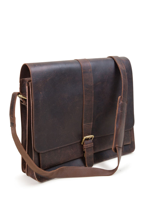 Eco-Leather Messenger Bag