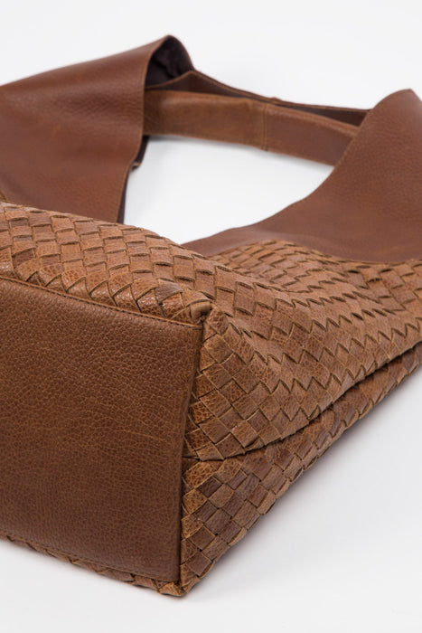 Eco-Leather Woven Handbag 8