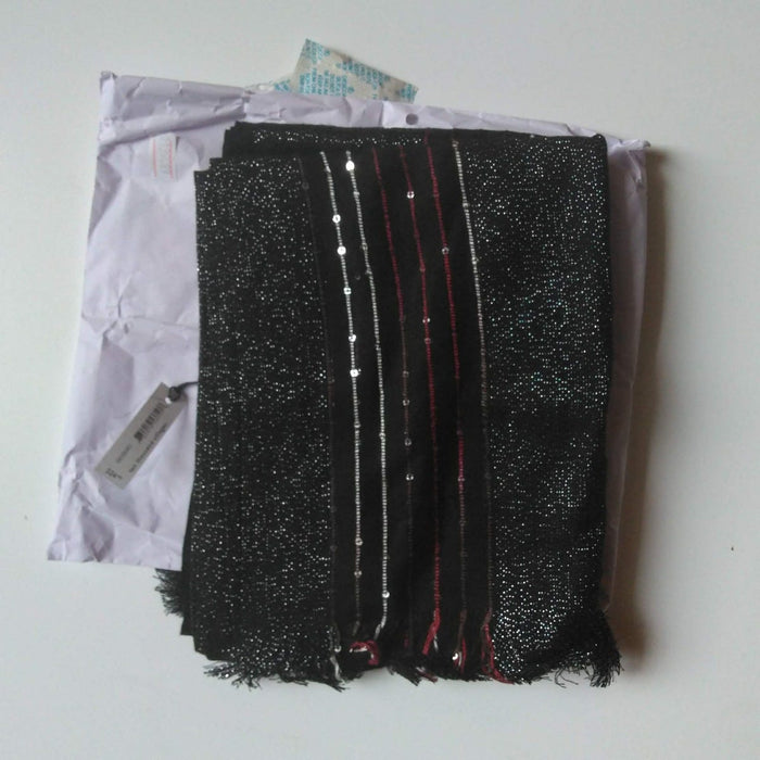 Midnight Sequin Scarf 3