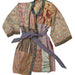 Kantha Stitch Sari Bathrobe thumbnail 1