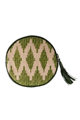 Green Ikat Drop In Bag