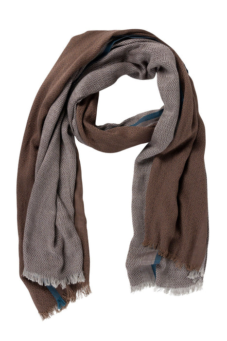 Fog Herringbone Scarf 1