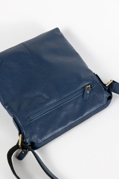 Eco-Leather Navy Crossbody 4