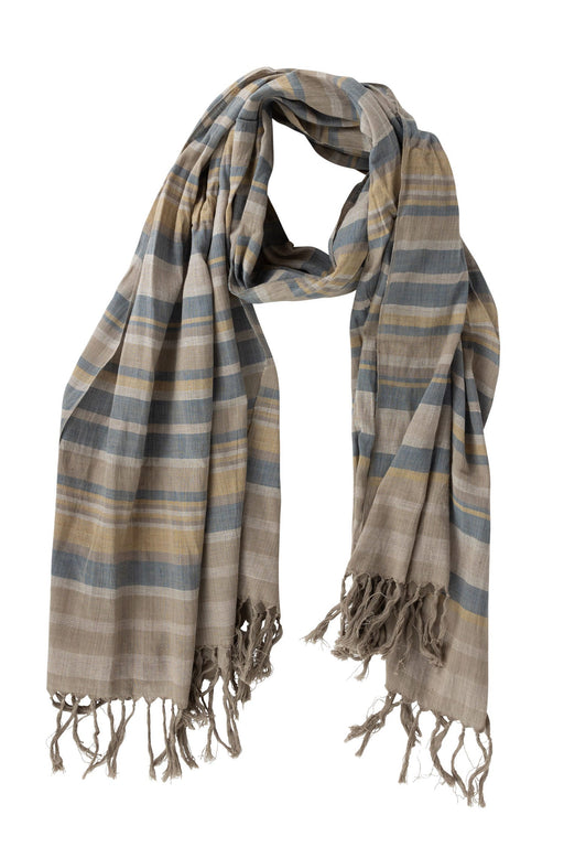 Autumnal Bliss Striped Scarf