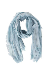 Loose Weave Pale Blue Scarf