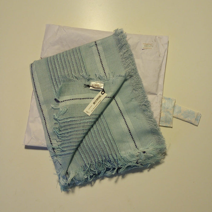 Loose Weave Pale Blue Scarf 3