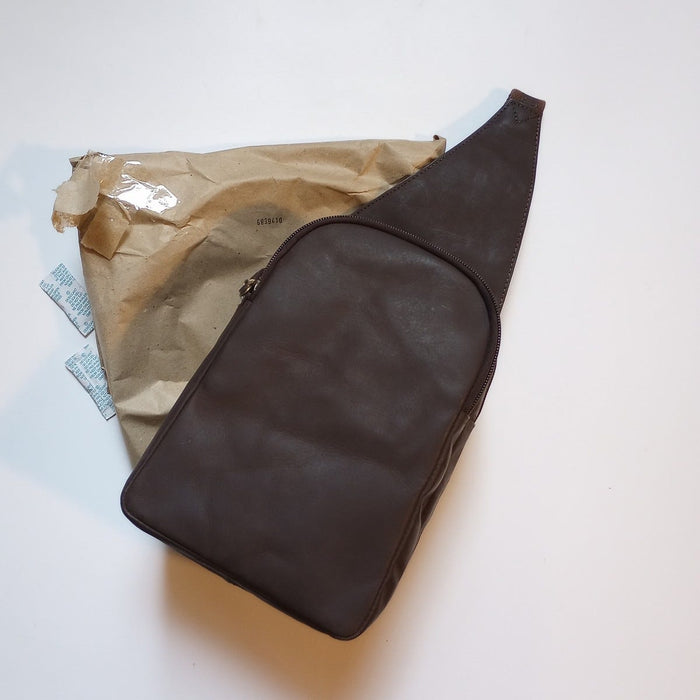 Umber Eco-Leather Sling Bag 7
