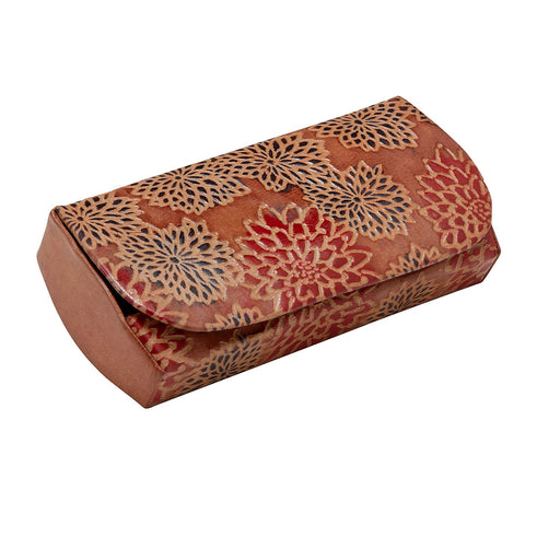 Leather Glasses Case Red