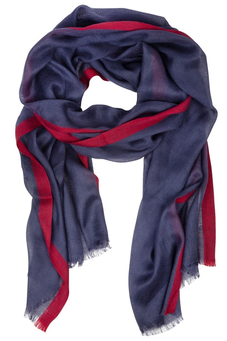 Navy and Red Scarf 1