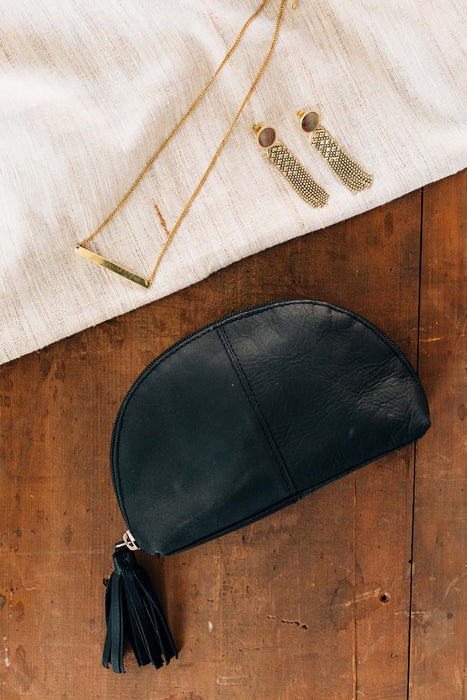 Eco-Leather Curved Clutch 5