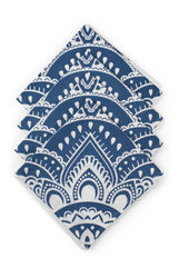 Blue Mandala Napkin Set