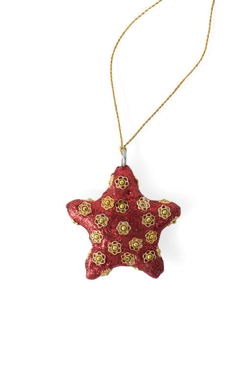 Flower Bead Star Ornament