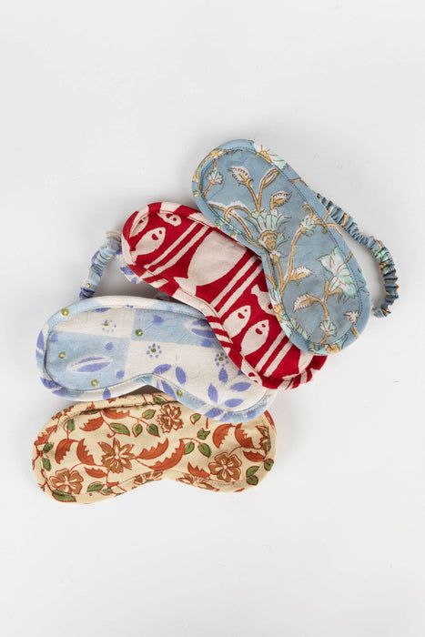 Sleep Mask - Assorted Block Print 3