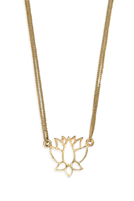 Lotus Flower Necklace 1