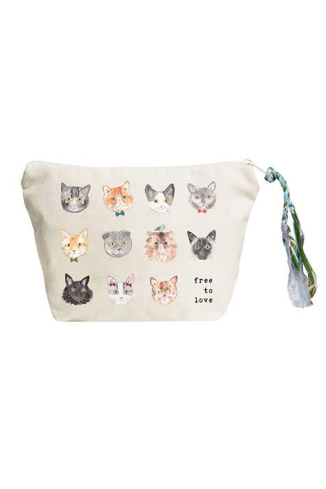 Free To Love Pouch (Cats) 1