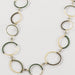 Green & Gold Hoop Necklace thumbnail 2