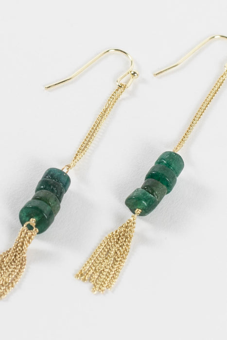 Cairn Earrings (Green) 3