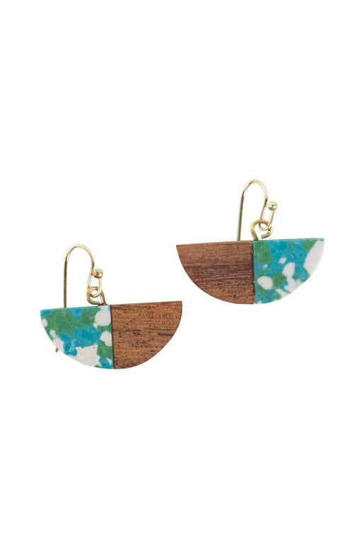 Water and Wood Earrings