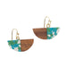 Water and Wood Earrings thumbnail 1