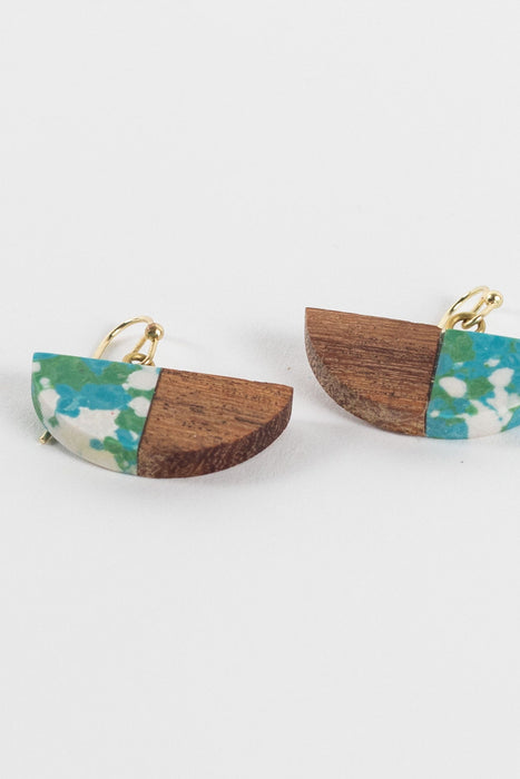 Water and Wood Earrings 3