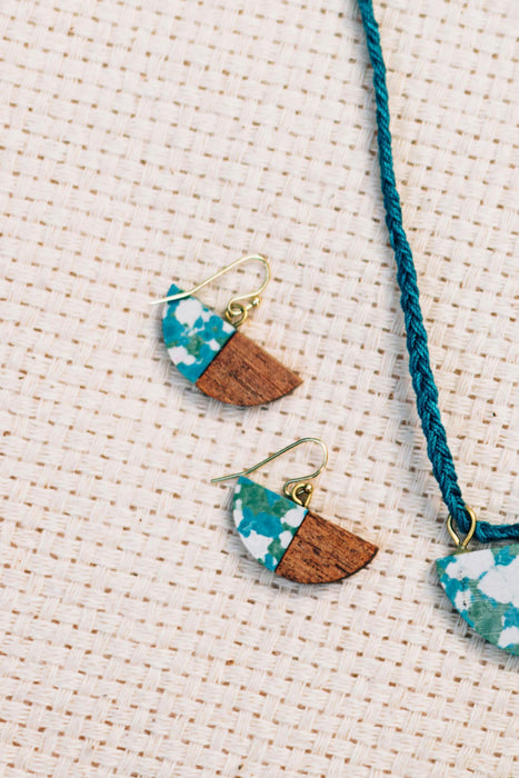 Water and Wood Earrings 4