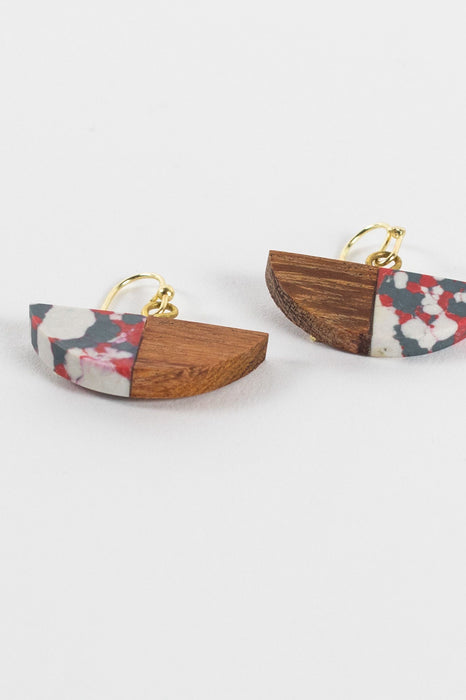 Fire and Wood Earrings 3
