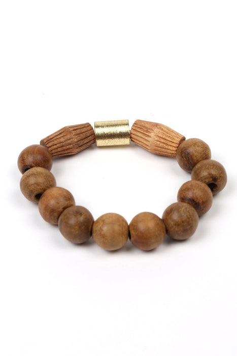 Wood & Brass Bracelet 2