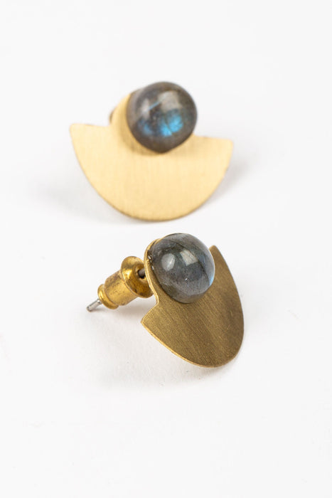 Labradorite Moon Earrings 3