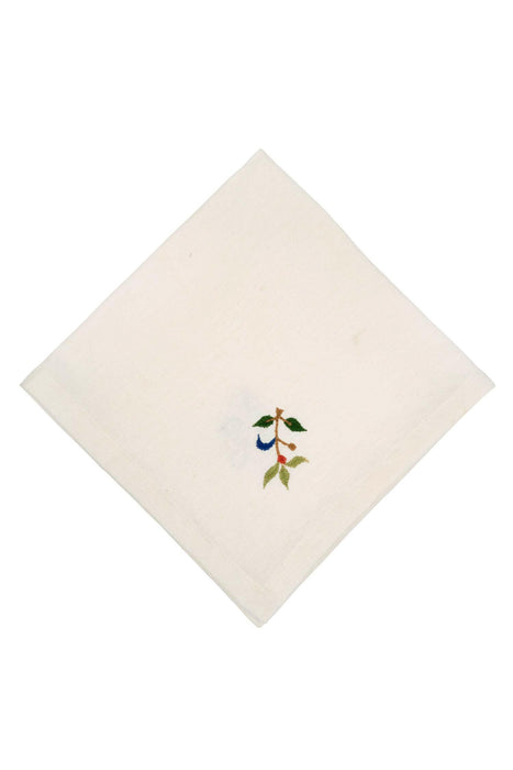 Embroidered Flower Napkin 5