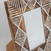 4x6 Diamond Etch Wood Frame thumbnail 2