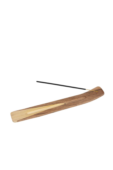 Two-Tone Wood Incense Holder 1