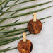 Wood & Brass Post Earrings thumbnail 5