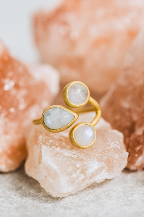 Moonstone Cuff Ring 3