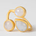 Moonstone Cuff Ring thumbnail 2