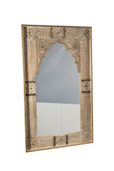 India Arch Carved Mirror