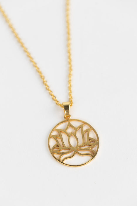 Perseverance Lotus Necklace 3