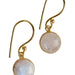 Moonstone Dew Drop Earrings thumbnail 1