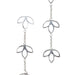 Lotus Trio Drop Earrings thumbnail 1