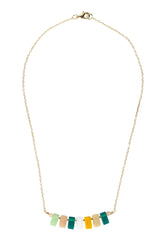 Ascend Beaded Bar Necklace